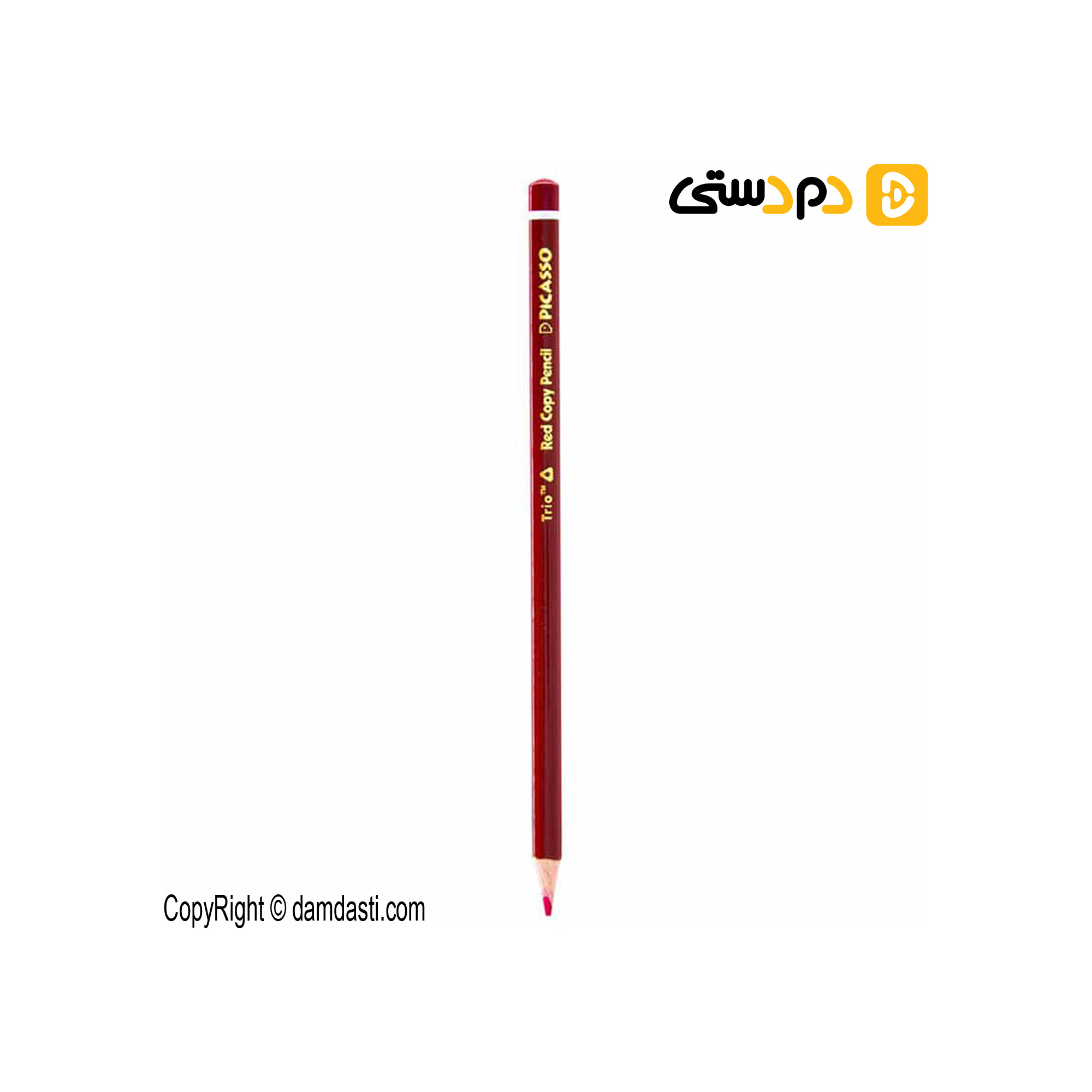 مداد پیکاسو سه گوش قرمز-1401/311